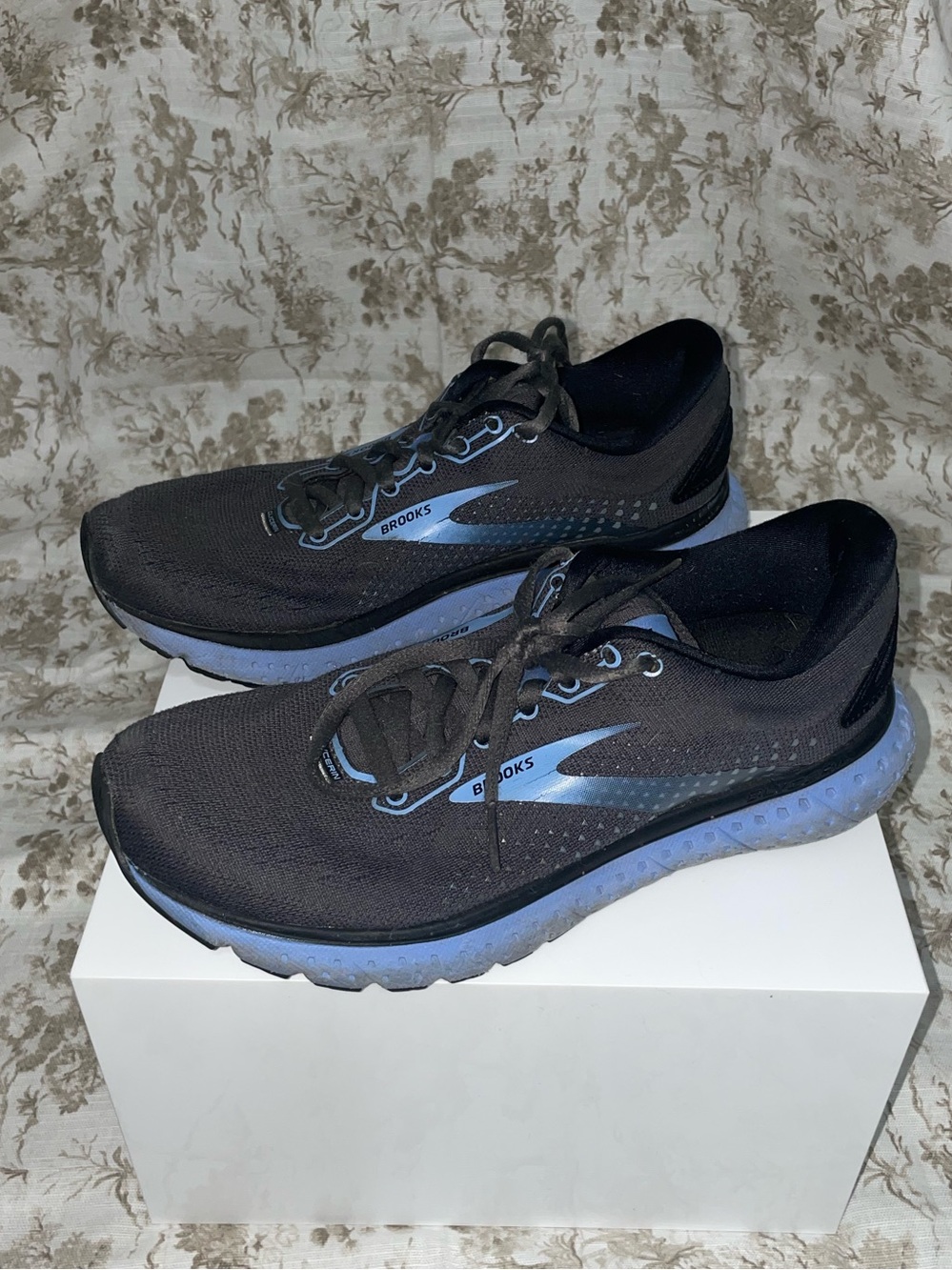 Brooks Black and Light Blue Women's Running Sneakers